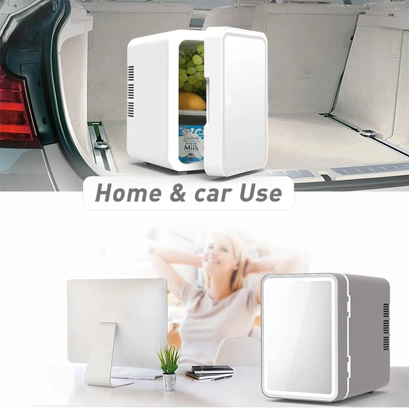 4L Portable Mini Fridge | Cooler and Warmer | for Car, Camping, Travel, Skincare , Hostel, Office 