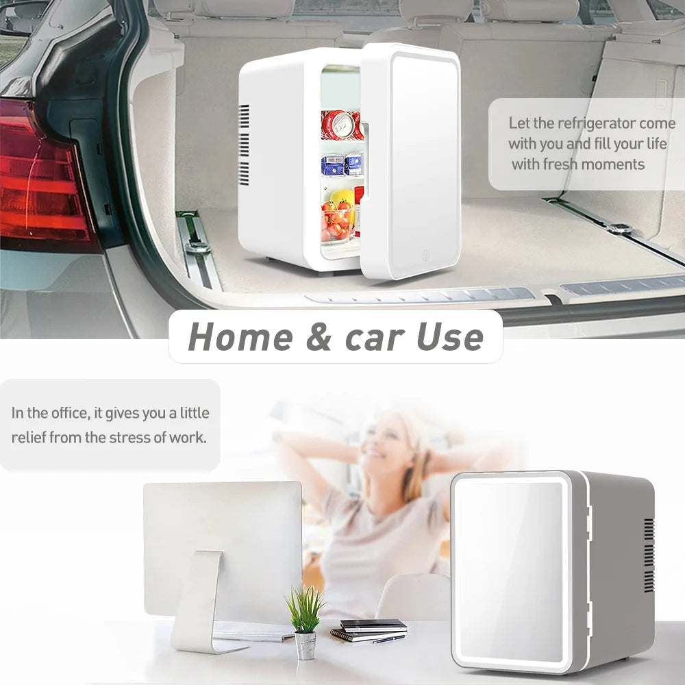 4L Portable Mini Fridge | Cooler and Warmer | for Car, Camping, Travel, Skincare , Hostel, Office 